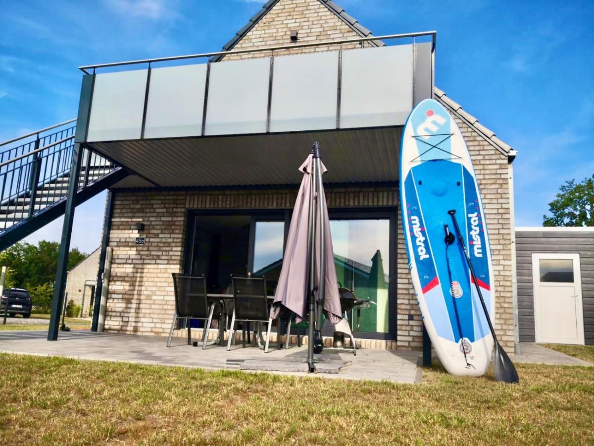 Ferienhaus Panoramadeck Am Harkebruegger See Mit Sauna Und Kamin Villa Barssel  Buitenkant foto